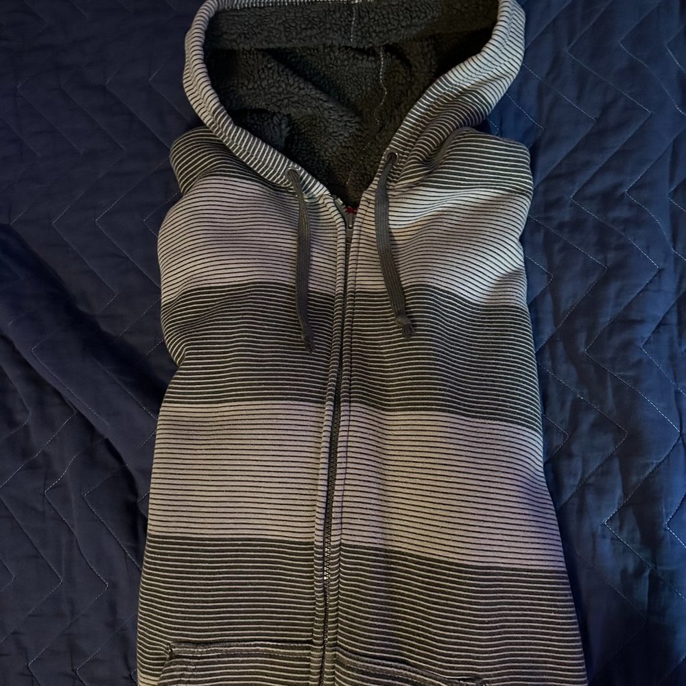 Tony Hawk Sherpa Lined Sweatshirt Jacket